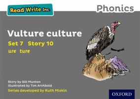 Read Write Inc. Phonics: Grey Set 7 Storybook 10 Vulture Culture 0198372353 Book Cover