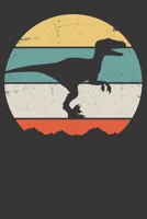 Notebook: Velociraptor Dot Grid 6x9 120 Pages 1088863639 Book Cover