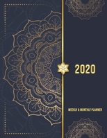 2020 Planner Weekly & Monthly 8.5x11 Inch: Sun Flower Cover One Year Weekly and Monthly Planner + Calendar Views 170215954X Book Cover