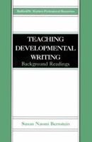 Teaching Developmental Writing: Background Readings 0312602510 Book Cover