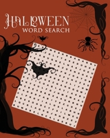Halloween Word Search: Large print word search puzzle book B08JDYXNP8 Book Cover