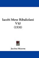 Iacobi Meye Ribaliolani V10 1104604000 Book Cover