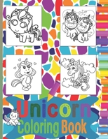 Unicorn Coloring Book: 60 Individual Unicorn Designs (NO duplicate images) For Kids B08WZHBQCB Book Cover