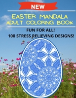 Easter Mandala Adult Coloring Book B08W3Y3FZ2 Book Cover