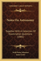 Notes on Astronomy 1022104128 Book Cover