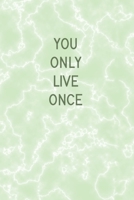 You Only Live Once: Pocket Size Monthly/Weekly/Daily Undated Planner with Habit Tracker, To Read/To Watch/Wish Lists. For 12 months. Green Marble Cover 10 (Interior 1) 1708581405 Book Cover