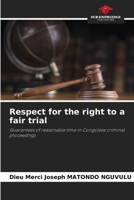 Respect for the right to a fair trial 6208342821 Book Cover