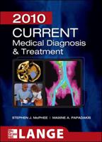 Current Medical Diagnosis and Treatment 2010 0071624449 Book Cover