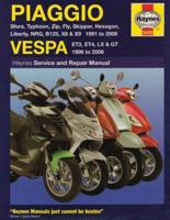 Piaggio/Vespa Scooters Service and Repair Manual (Haynes Service & Repair Manuals) 184425299x Book Cover