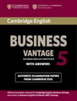 Cambridge English Business 5 Vantage Student's Book with Answers 1107664659 Book Cover