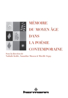 Mémoire du Moyen Age dans la poésie contemporaine 2705684468 Book Cover