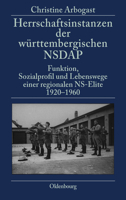 Herrschaftsinstanzen Der Wurttembergischen Nsdap 3486563165 Book Cover