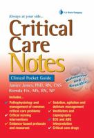 Critical Care Notes Clinical Pocket Guide 0803642237 Book Cover