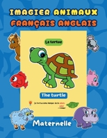 Imagier animaux français anglais: Premiers mots bilingues pour les tout-petits - 25 animaux illustrés pour apprendre dès 2 ans leurs mots en deux langues (French Edition) B0FQ3WP97W Book Cover