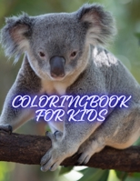 Wild animals - coloringbook for kids B0CLR4JW37 Book Cover