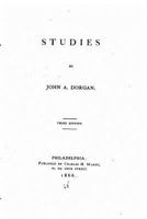 Studies (Classic Reprint) 1530715512 Book Cover