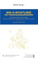 NIS-II-Richtlinie mit Erwägungsgründen: Richtlinie (EU) 2022/2555 (German Edition) 3384347692 Book Cover