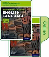 International A Level English Language for Oxford International AQA Examinations: Oxford International AQA Examinations: International A Level English ... Online Textbook Pack International A level 0198411979 Book Cover