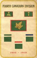 FOURTH CANADIAN DIVISION 1916-1919 1783314931 Book Cover