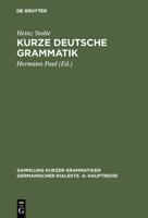 Kurze Deutsche Grammatik 3111314901 Book Cover