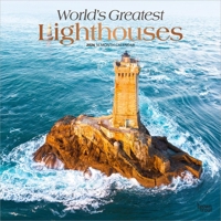 World's Greatest Lighthouses 2026 12 X 24 Inch (Hanging) Monthly Square Wall Calendar Foil Stamped Cover Plastic-Free B0DYL5JLHS Book Cover