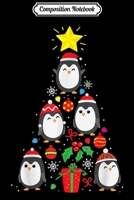 Composition Notebook: Funny Penguin Christmas Tree Ornament Decor Gift Women Journal/Notebook Blank Lined Ruled 6x9 100 Pages 1708592733 Book Cover