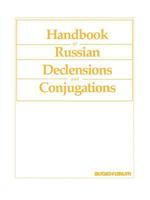 Handbook of Russian Declensions and Conjugations 0884326950 Book Cover
