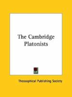 The Cambridge Platonists 142535954X Book Cover