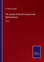The Journal of Sacred Literature and Biblical Record: Vol. II 3375002246 Book Cover