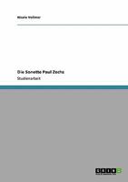 Die Sonette Paul Zechs 3640431804 Book Cover