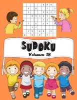 SUDOKU: Volumen 18 | 150 Niños Sudoku Con Soluciones | Fácil | 1 Cuadrículas Por Página | Gran formato, 8.5 "x11". (Mi Sudoku Favorito Para Miños) B0884BSG2Z Book Cover