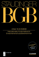 Artikel 19-24 EGBGB: (Internationales Kindschaftsrecht, Erwachsenenschutzübereinkommen) 3805913494 Book Cover