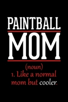 Paintball Mom Notebook: Graph Paper Notebook with 120 pages 6x9 perfect as math book, sketchbook, workbook and diary Funny Gift for Paintball Fans and Coaches 1677252162 Book Cover