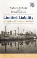 Limited Liability: A Legal and Economic Analysis 1788972953 Book Cover