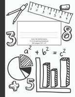 Color Me Mathematics: 5 x 5 Graphing Notebook, 8.5" x 11" 1794607242 Book Cover