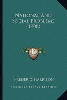 National And Social Problems 1015047300 Book Cover