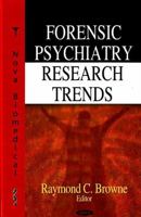 Forensic Psychiatry Research Trends 1600219861 Book Cover