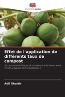 Effet de l'application de différents taux de compost (French Edition) 6208192145 Book Cover