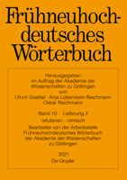 Fr�hneuhochdeutsches W�rterbuch. Band 10/Lieferung 2 3110715694 Book Cover