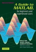 A Guide to MATLAB: For Beginners and Experienced Users 0521615658 Book Cover