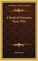 A Book Of Princeton Verse 1916 1162640189 Book Cover