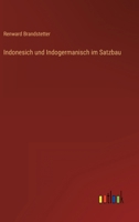Indonesich Und Indogermanisch Im Satzbau 3846018597 Book Cover