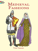 Medieval Fashions Coloring Book (History of Fashion) 0486401448 Book Cover