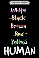 Composition Notebook: LGBT Gay Pride Ally Human Rainbow Color Flag  Journal/Notebook Blank Lined Ruled 6x9 100 Pages 1672590590 Book Cover