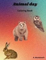 Animal Day: Coloring Book (German Edition) 3769311655 Book Cover