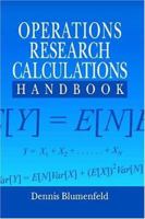 Operations Research Calculations Handbook 0849321271 Book Cover