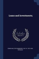 Loans and Investments 1376683199 Book Cover