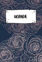 Uganda: Liniertes Reisetagebuch Notizbuch oder Reise Notizheft liniert - Reisen Journal f�r M�nner und Frauen mit Linien 1676581510 Book Cover