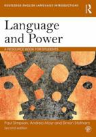 Language and Power: A Resource Book for Students 1138569232 Book Cover