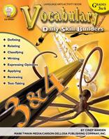 Vocabulary, Grades 3 - 4 1580374093 Book Cover